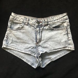 High waisted booty shorts